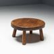 Brutalist Folk Art Coffee Table, France, 19th Century
