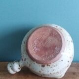 Sauceboat, fondue pot signed Gustave Tiffoche, Saint-Nazaire, 1975