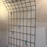 Metal wall coat rack from the 50s/60s.