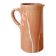 Large stoneware jug with pyrite and white glazes