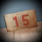Authentic industrial plate 15