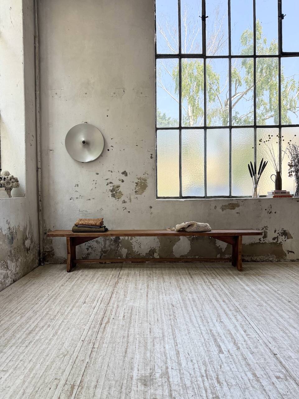 2.5m XL pine farm bench