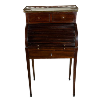 Louis XVI style mahogany cylinder desk 1900s