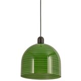 Green glass suspension by Peill Putzler, Germany, 1970