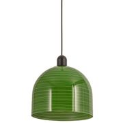 Green glass suspension by Peill Putzler, Germany, 1970