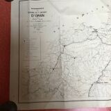 Carte d'Algérie 1883