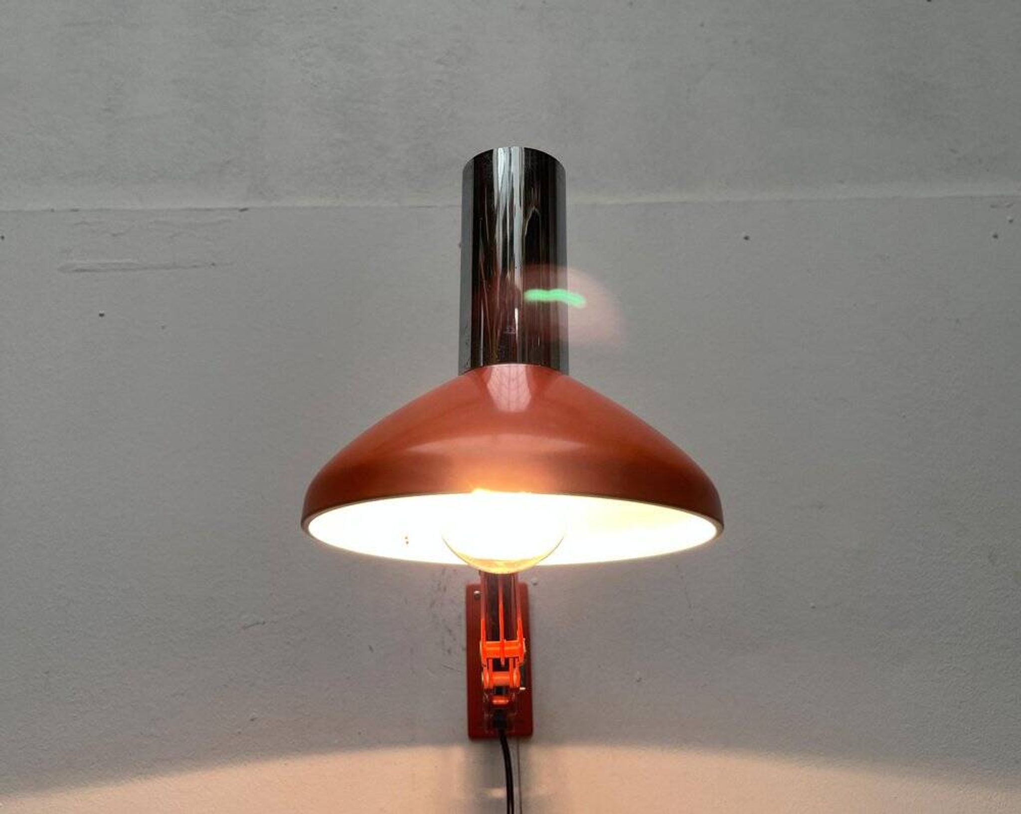 Mid-Century German Space Scissor Wall Lamp by Hustadt Leuchten, 1960s, set of 2
