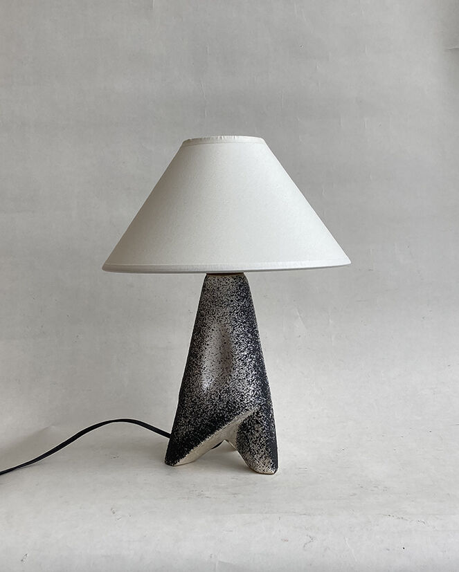 Ceramic lamp vallauris 1950 free form