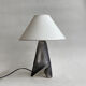 Ceramic lamp vallauris 1950 free form