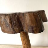 Brutalist tripod stool