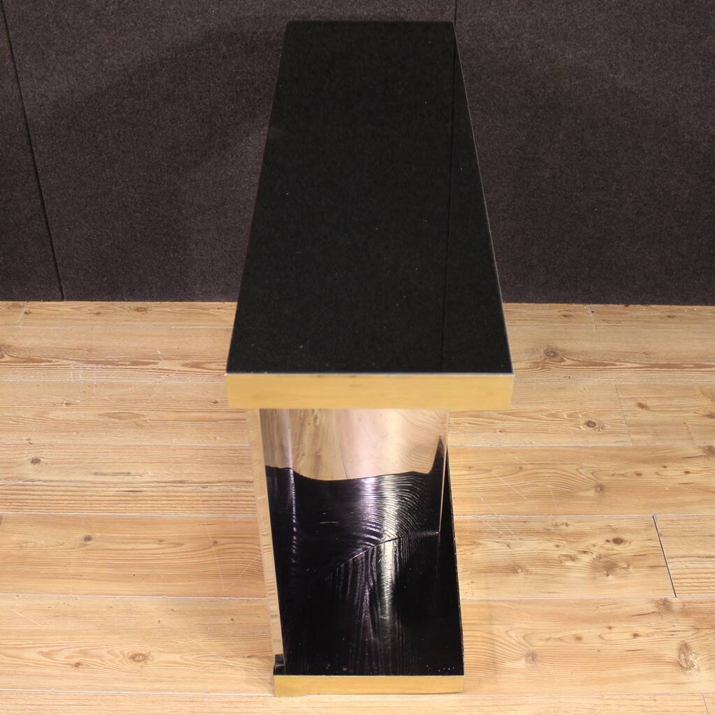 Console miroir design italien des années 70