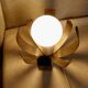 Lampe Oxar de Jocelyne Trocme Design 1970 en aluminium