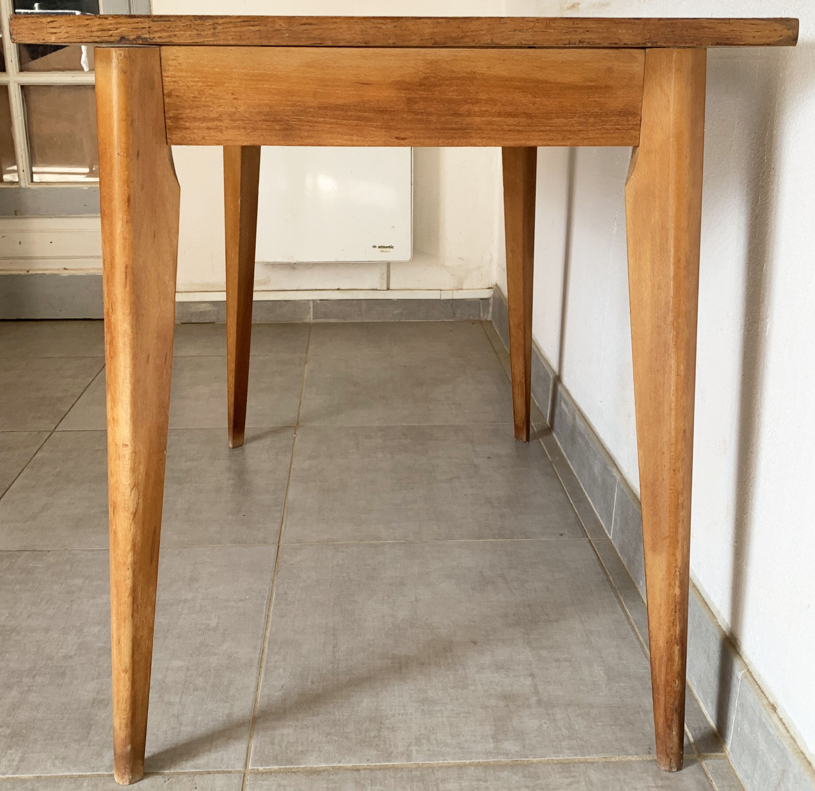 Vintage oak dining table from the 50s