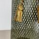 Hollywood Regency Gilded Metal Umbrella Stand by Li Puma, Firenze, Italy, 1950s