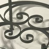 Wrought iron coffee table