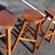 Suite de 3 tabourets scandinave en bois