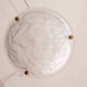 Art Deco Top Quality Pendant Light Floral decorations, Signed Degué