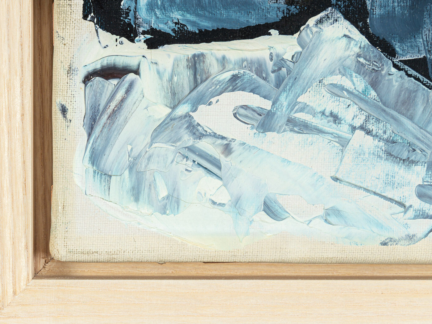 Mer Arctique, huile sur toile, 50 x 42 cm