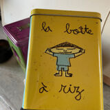 Rice and tea boxes