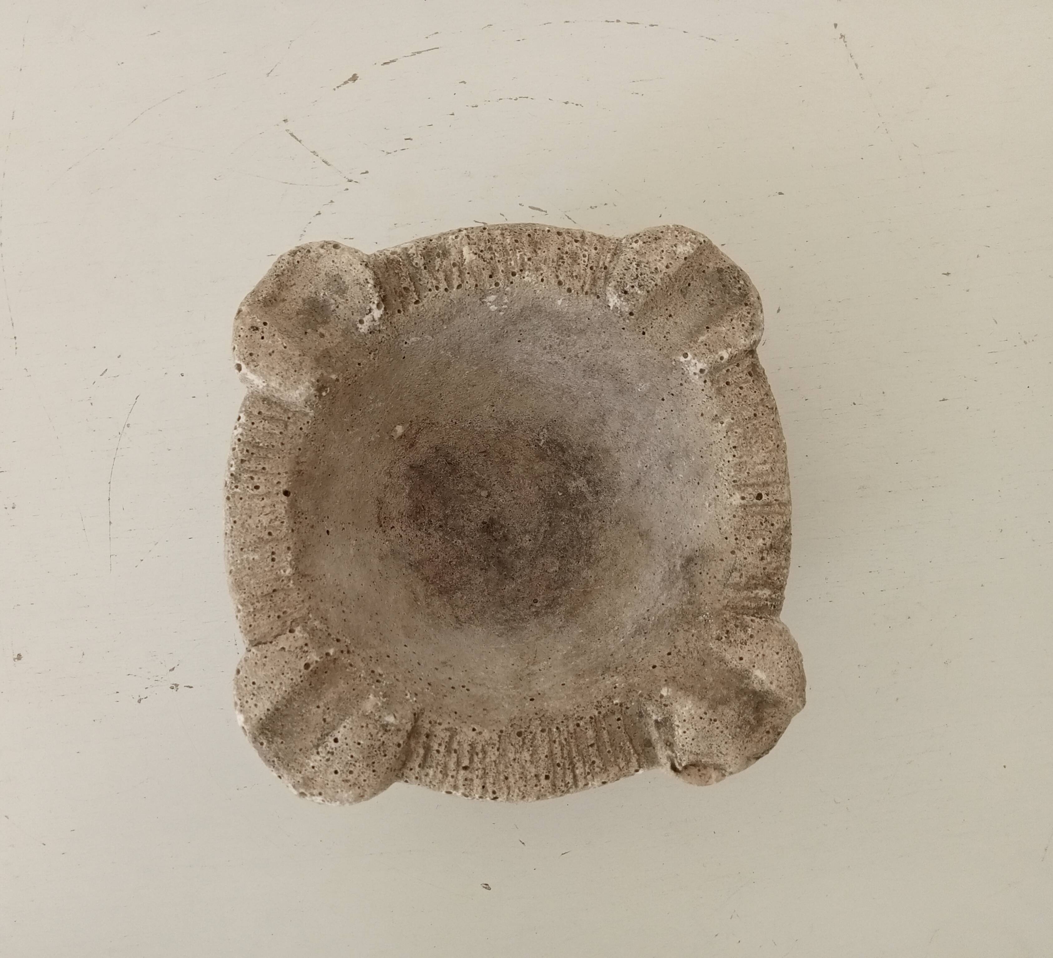 Vintage stone gargoyle ashtray