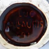 Huge fruit bowl signed Luc, Vallauris, 1950s/1960s