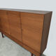 Danish vintage Scandinavian teak highboard XL