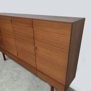 Danish vintage Scandinavian teak highboard XL