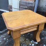 Vintage oak feet rest