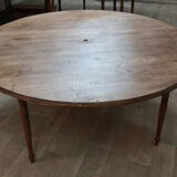 Wooden round table