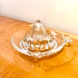 Old molded glass citrus press