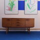 Light teak sideboard from the 60s