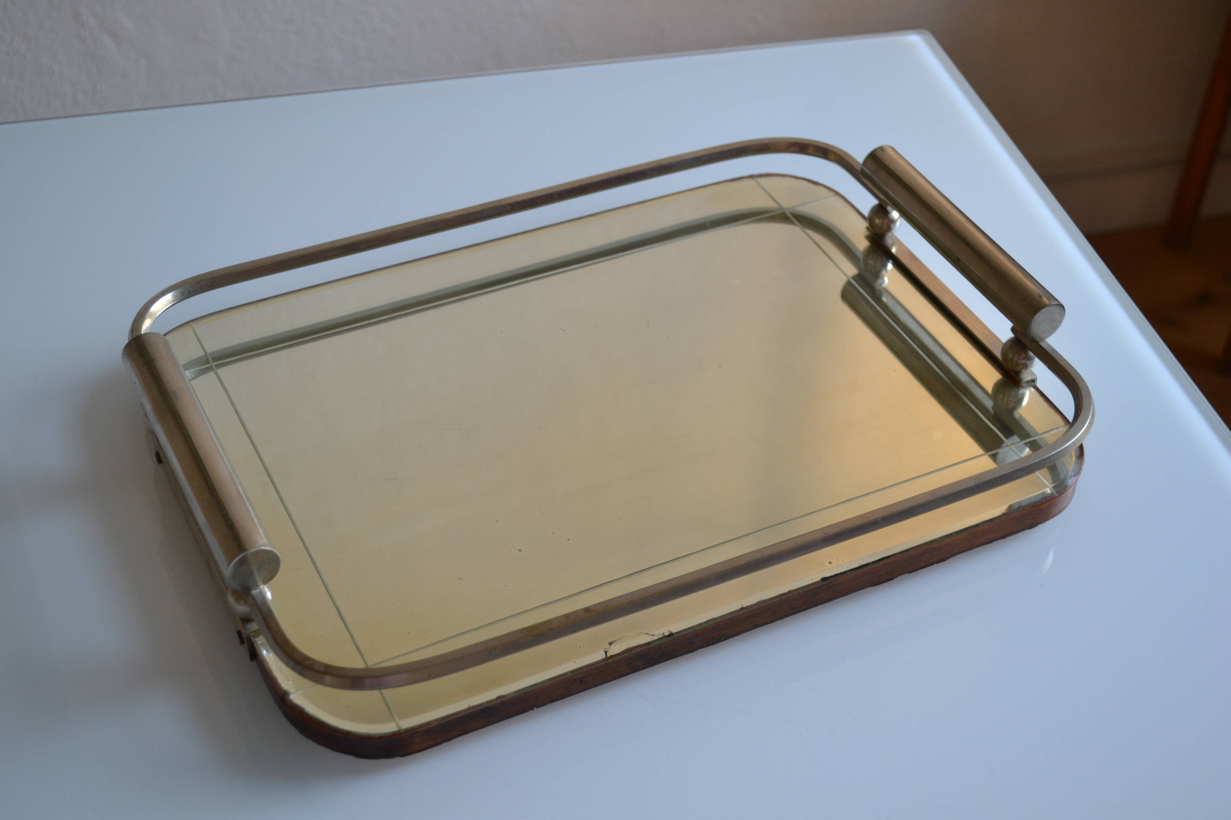 Modernist art deco tray