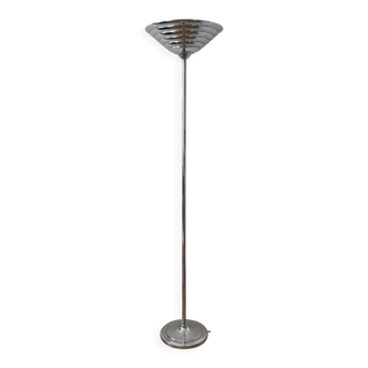 Art deco, machine age style, floor lamp, uplighter