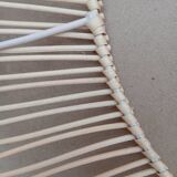 Bulky wicker pendant light