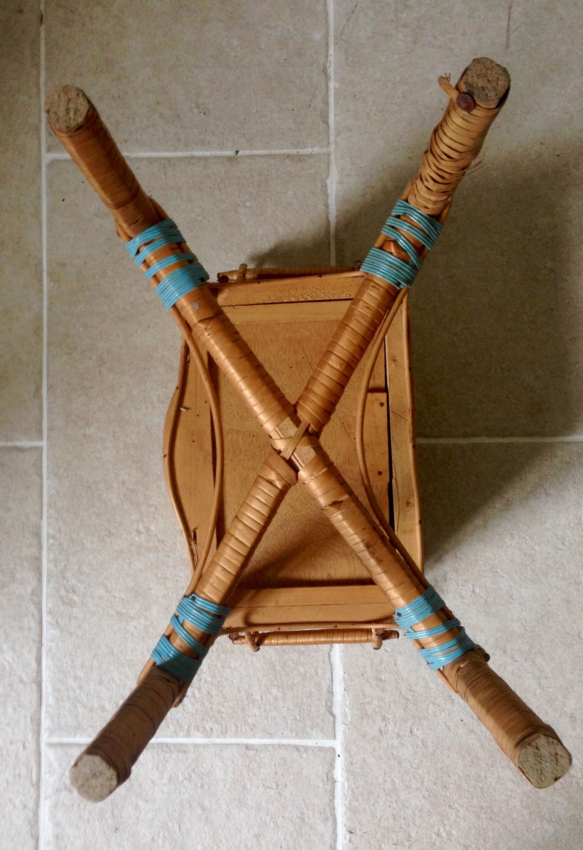 Sewing wicker basket