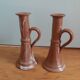 Stoneware candle holders