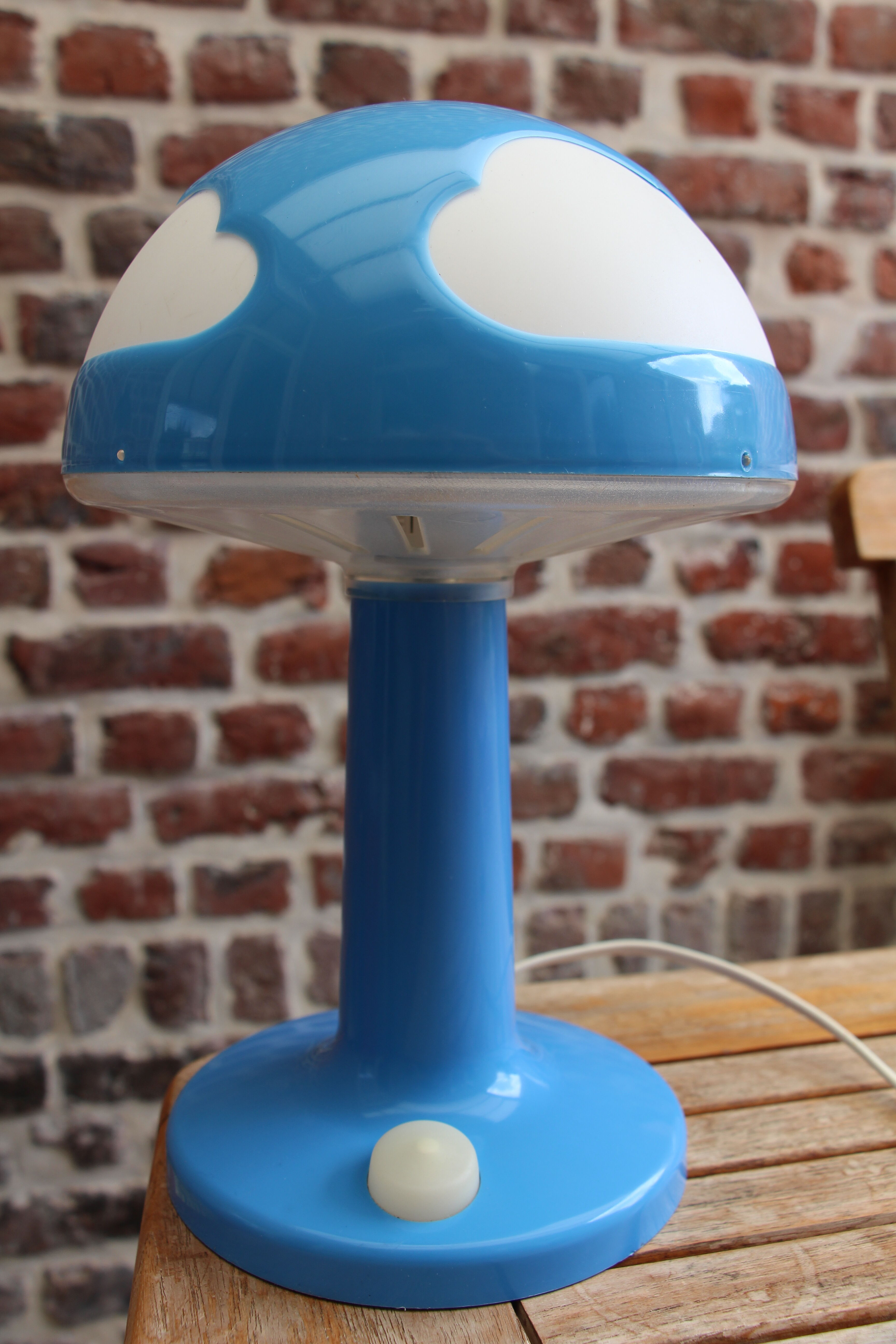 cloud blue bedside lamp IKEA 1990