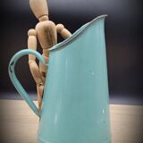 Green enamelled pitcher