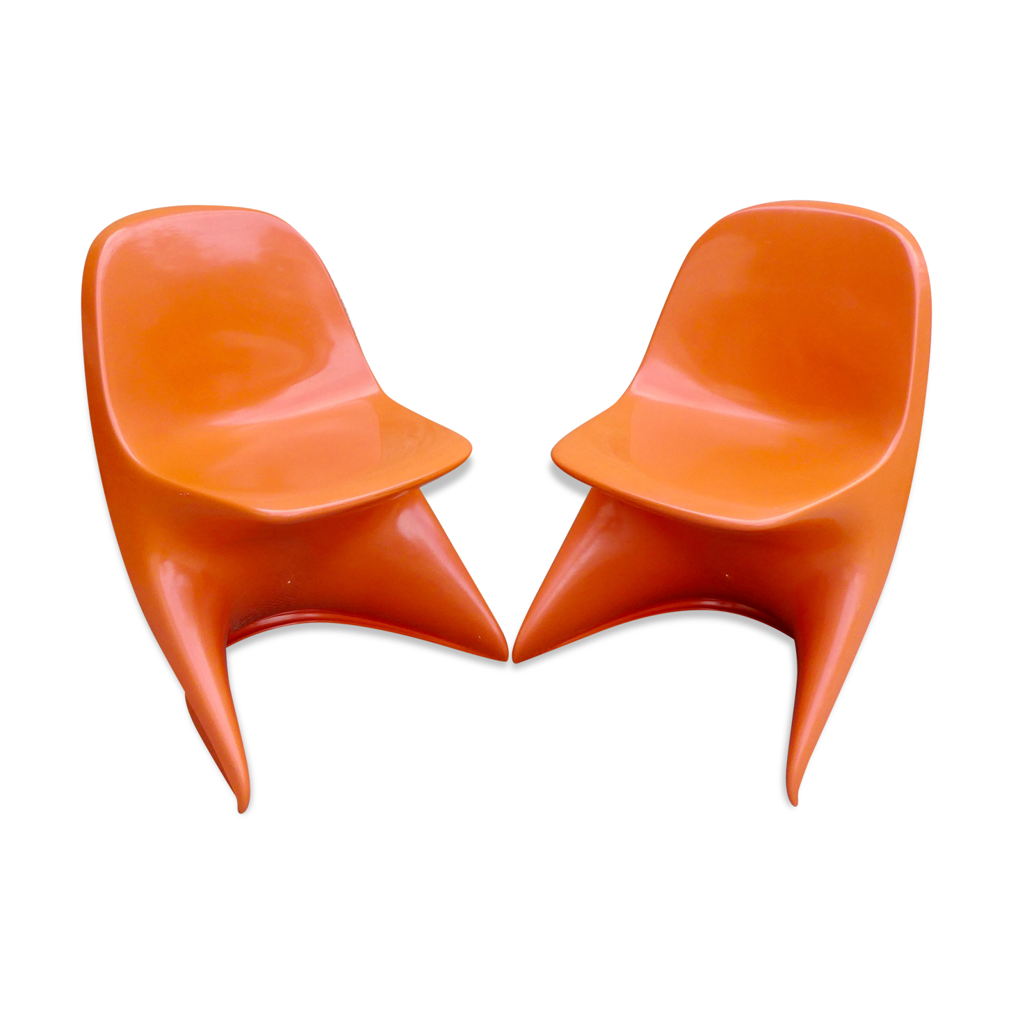 Pair of Casolino children's chairs from the 70s