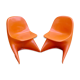 Pair of Casolino children's chairs from the 70s