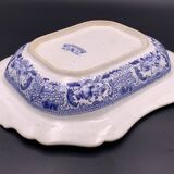 David Johnston - Plat légumier faïence fine de Bordeaux service Turc bleu circa 1840