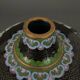 Ball-shaped cloisonné vase by Jingfa China 20th floral decor