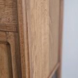 Art Deco style bedside table in solid oak, 1930s