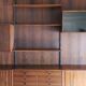 Danish wall bookcase by Thygesen and Sorensen in rosewood, 1960
