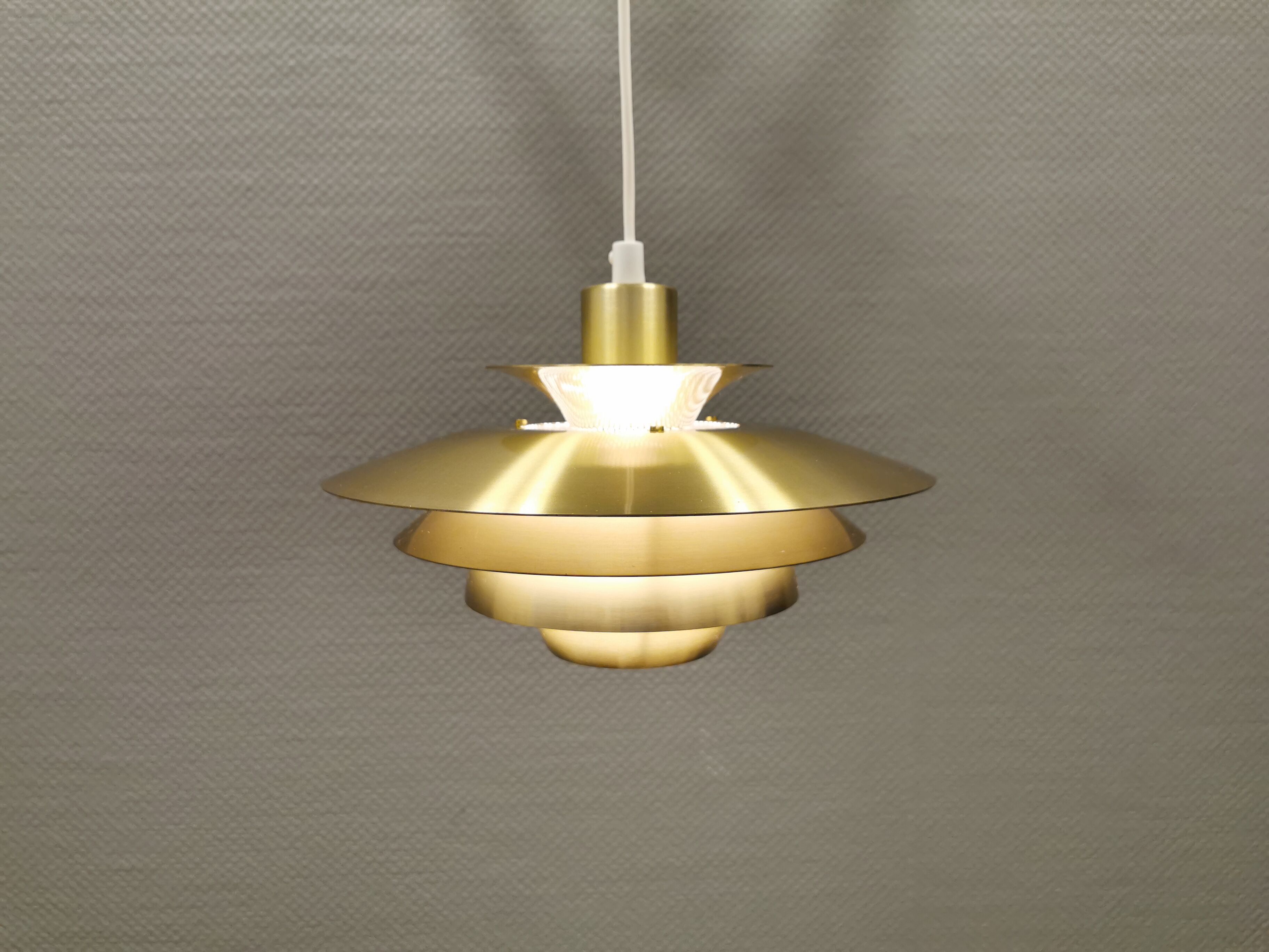 Danish designed ceiling lamp, produced by Jeka (closed in the early 1990s) model Alexia.