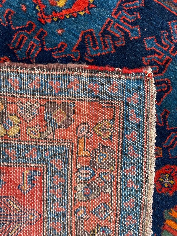 Carpet old Persian Malayer corridor 109x525 cm