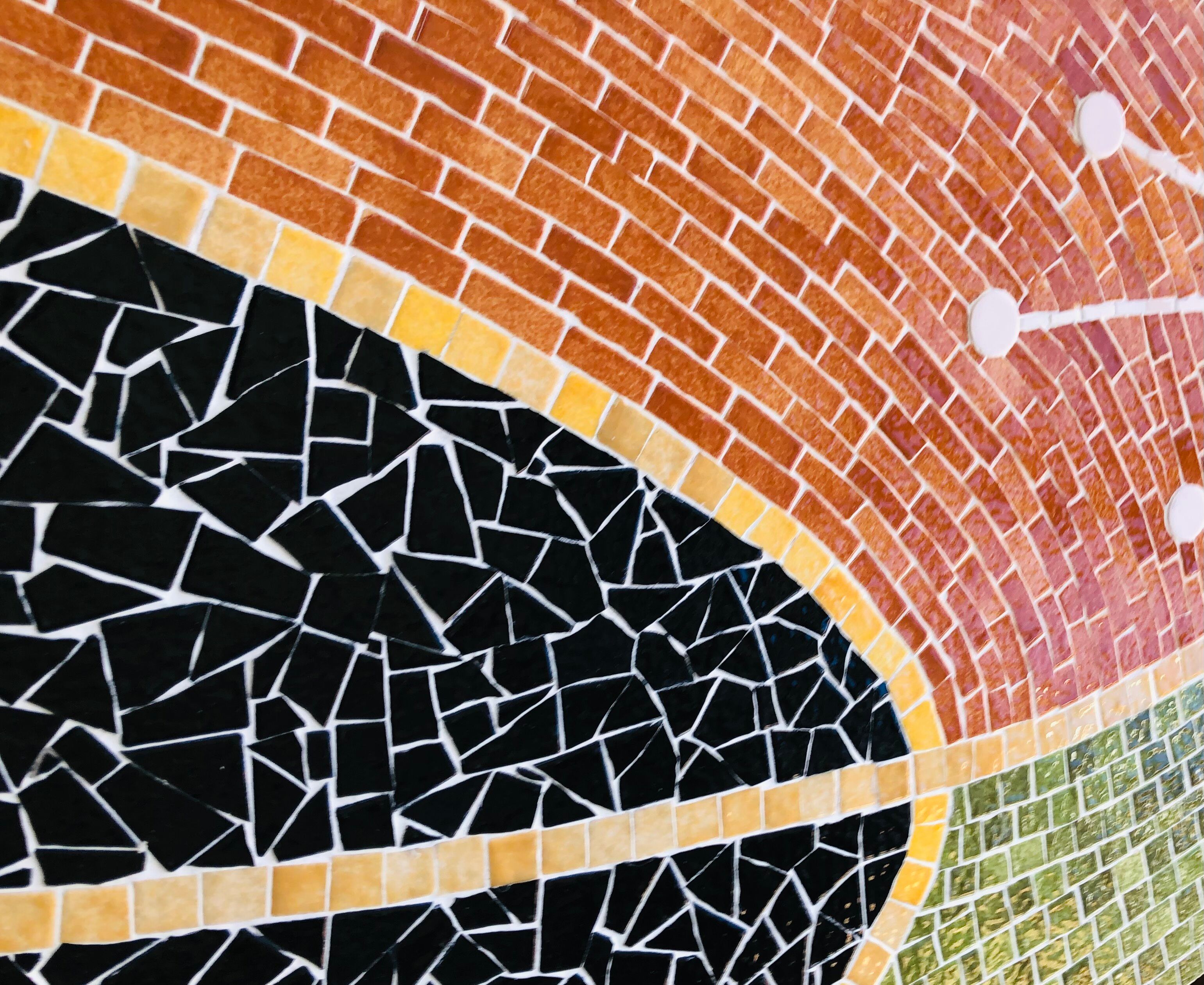 Mosaic coffee table design 50s/60s