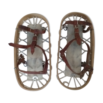 Snow raquettes wood 60s