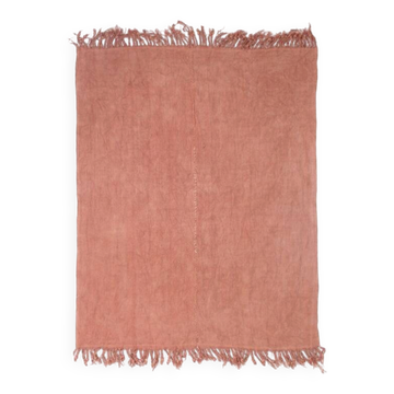 Tapis kilim moderne terracotta