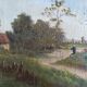 Old landscape painting